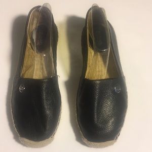MICHAEL KORS LENNY LEATHER ESPADRILLE